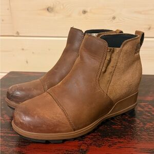 Sorel Brown Ankle Boots